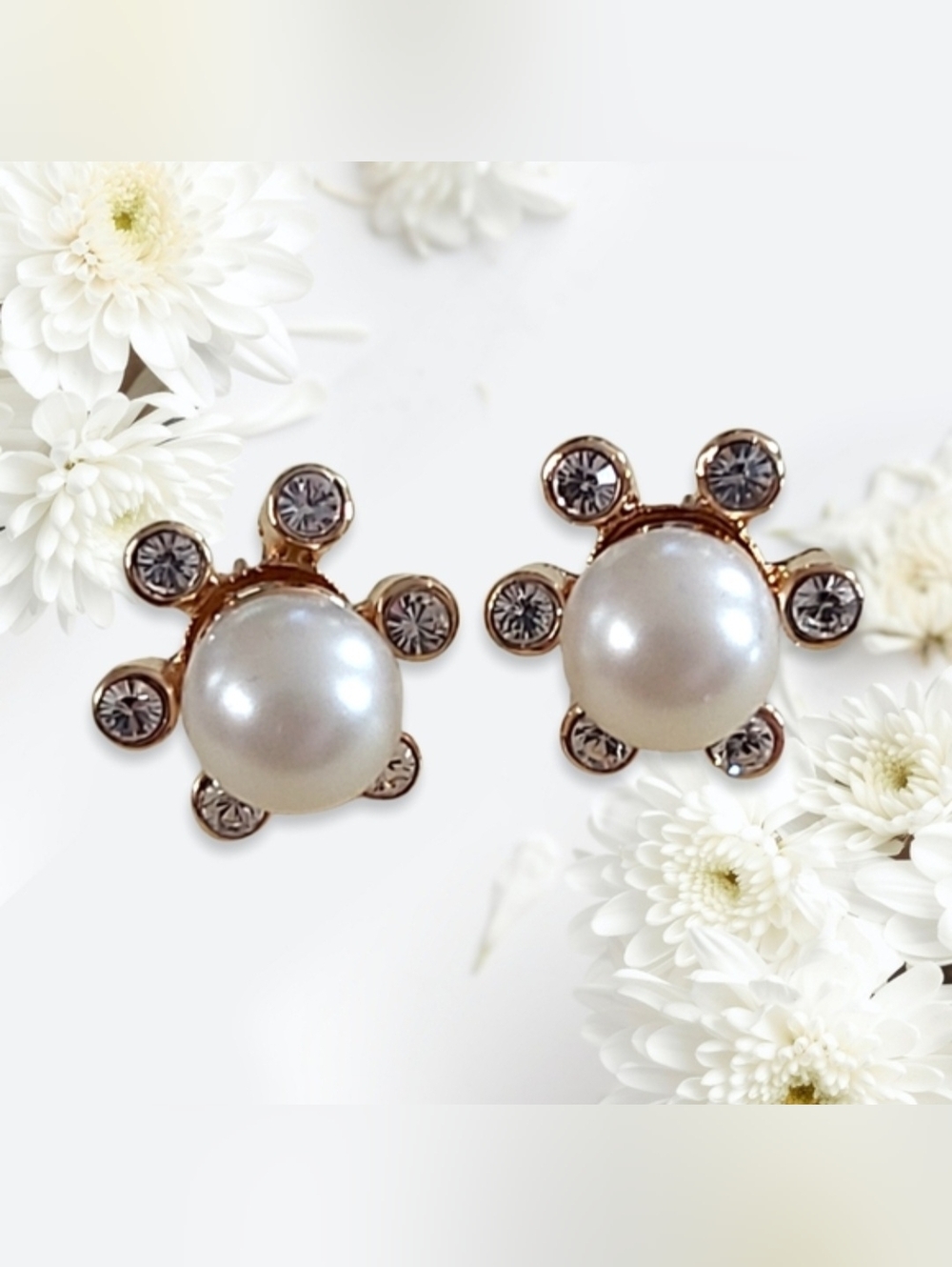 Fifth Avenue Collection Moonlight Stud Earrings
